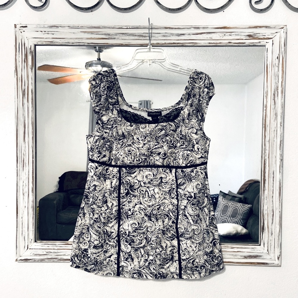 Lane Bryant lace sleeveless blouse
